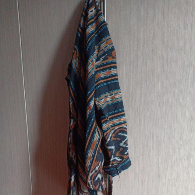 Batikku.id Terlaris Serut Genes Jelita Tunic Navbor Yelbor Whitbor Creambor Tunik Batik