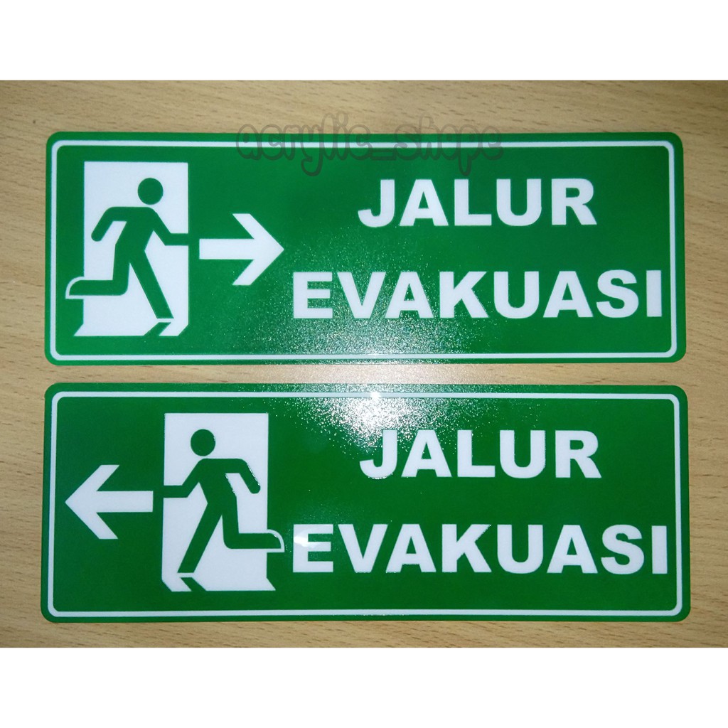 PAPAN NAMA AKRILIK SIGN LABEL ACRYLIC PAPAN AKRIL COSTUM DESAIN BEBAS 10X20CM NAMA RUANG NAMA KELAS