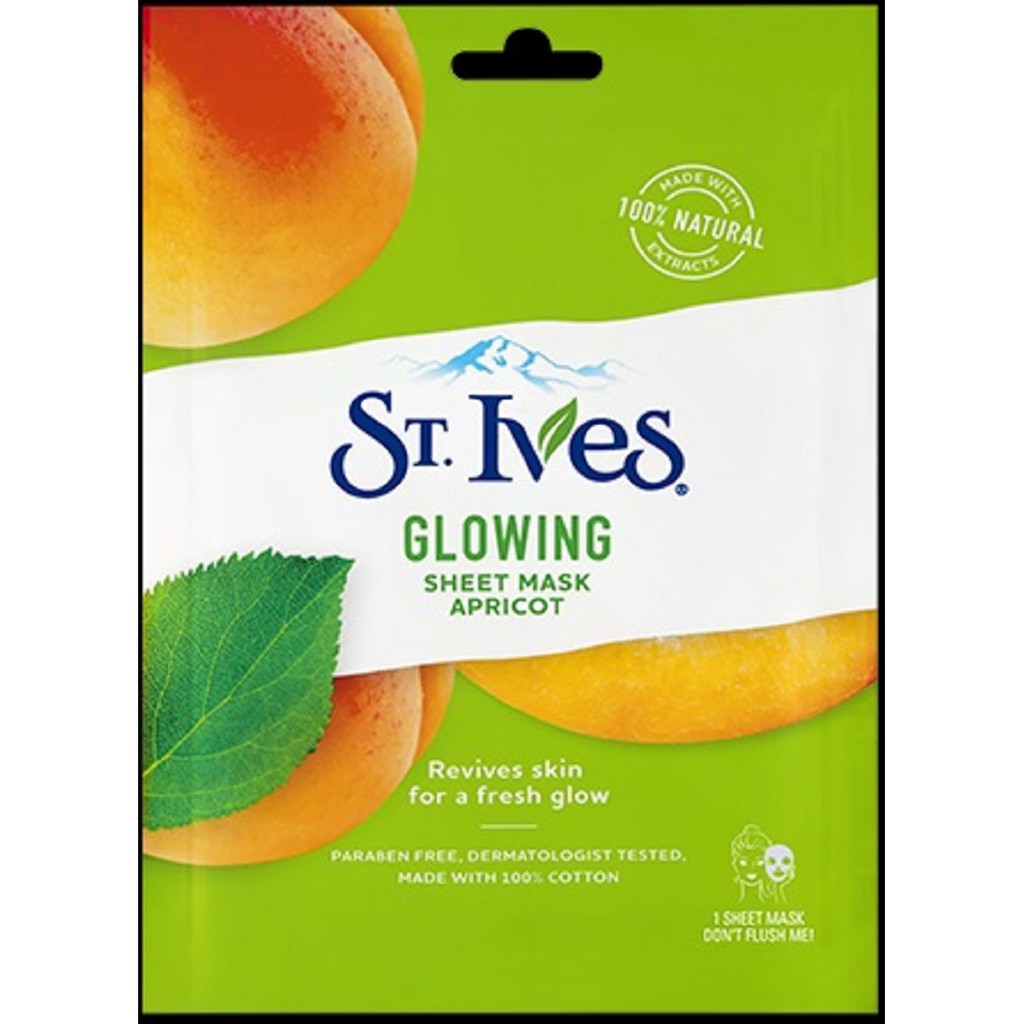 St. Ives Glowing Apricot Sheet Mask St Ives