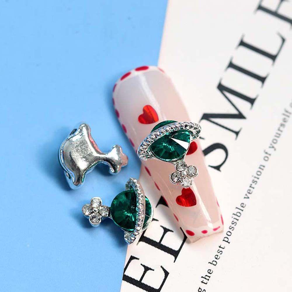 Mxbeauty Berlian Imitasi Warna-Warni Bentuk Mata Kucing 3D Untuk Aksesoris Perhiasan Kuku Wanita