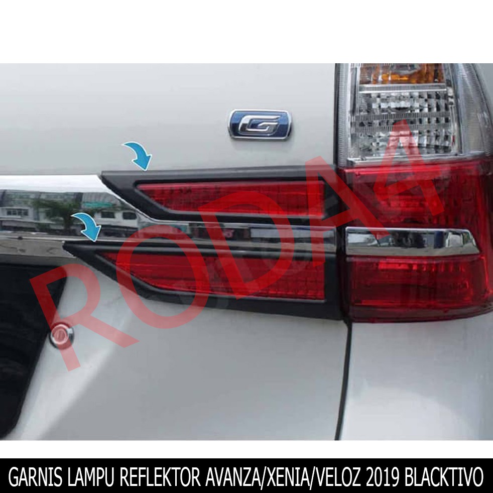 Garnish Lampu Reflektor Grand Avanza Veloz Great Xenia 2019 Blacktivo