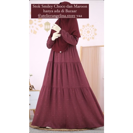 Atelier Angelina Smiley Choco, Smiley Maroon, Inca Black