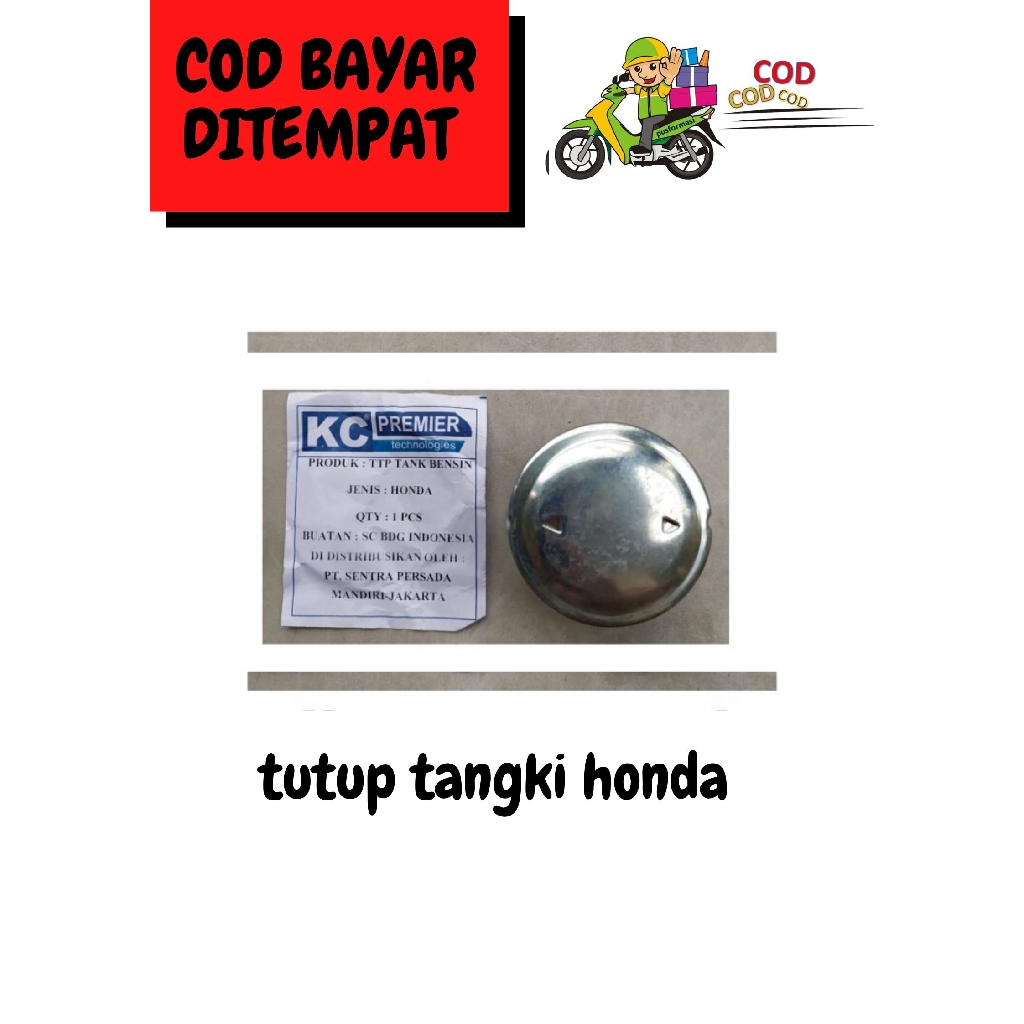 NEW utup Tangki Bensin + Karet Honda / Grand / Supra / Beat / Vario