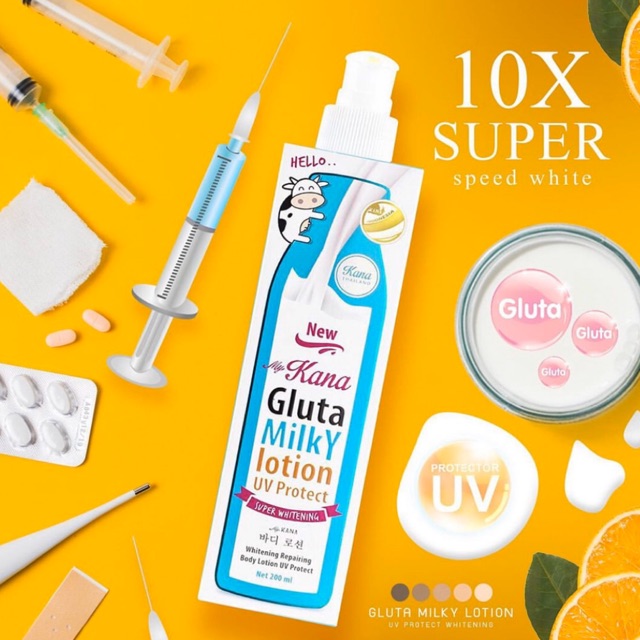 GLUTA MILKY LOTION - Mykana Thailand