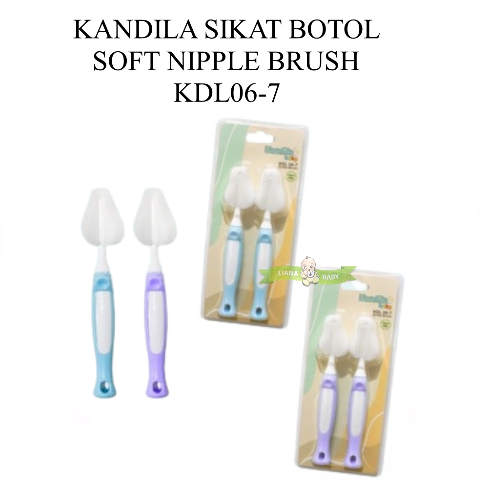 BOSU325 KANDILA SIKAT BOTOL SOFT NIPPLE BRUSH  KDL06-7