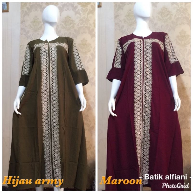 DASTER ARAB QUENA| RAYON SUPER GRADE A | RESLETING DEPAN BUSUI | RENDA MILO ORI | DASTER KEKINIAN-3