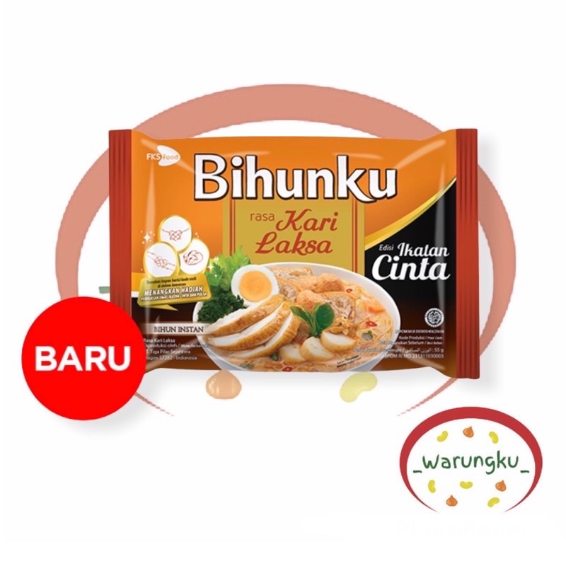 Bihunku Aneka Rasa Bihun Instan TEMRURAH Kari Laksa Goreng Soto Ayam Bawang Asam Pedas