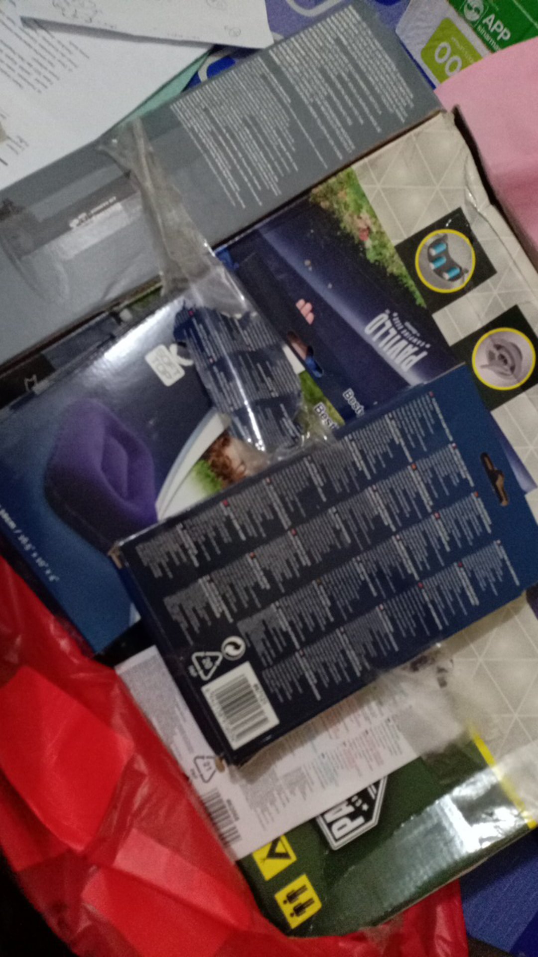 Bestway Kasur Angin Queen 3 Orang + Pompa + 2 Bantal + Sticker Lem