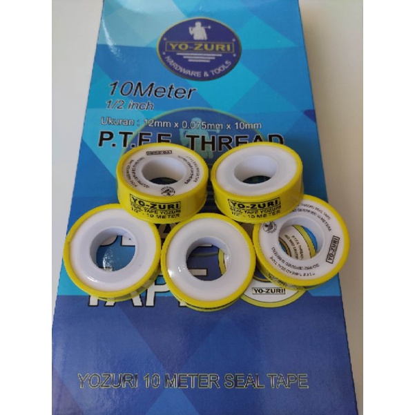 Seal tape Dcota 10 Meter Sealtape Isolasi pipa keran drat seltip