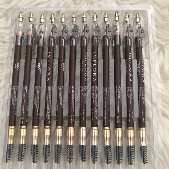 WARNA LENGKAP - PENSIL ALIS IMPLORA // CELAK  // CELAK IMPLORA BEST SELLER - implora eyebrow pencil