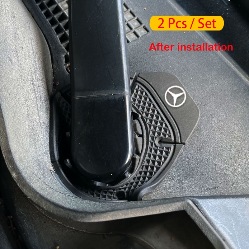 2 Pcs Cover Pelindung Wiper Kaca Depan Mobil Bahan Silikon Untuk Mercedes Bnez AMG E200 W210 W203 W124 W204 W211 W123 W205 W212 W203 W80 C50 C200