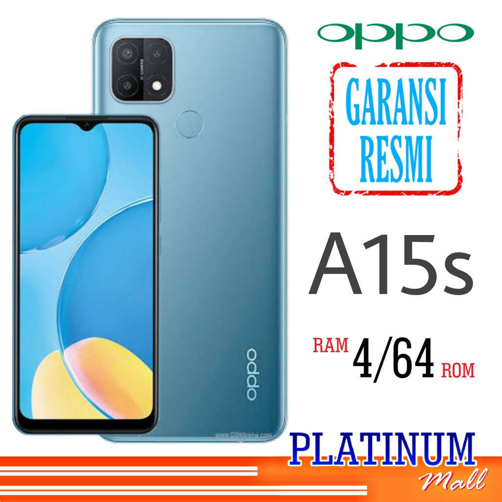 OPPO A15s 4/64 - GARANSI RESMI - HP OPPO A15s RAM 4GB - HP