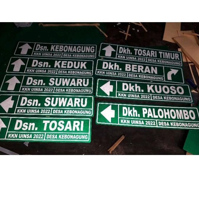DiR ⇨ Plang NAMA JALAN Custom |Asli ready