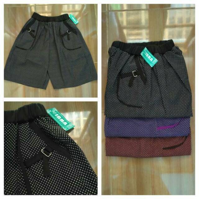 Celana kolor santai wanita - hotpants katun