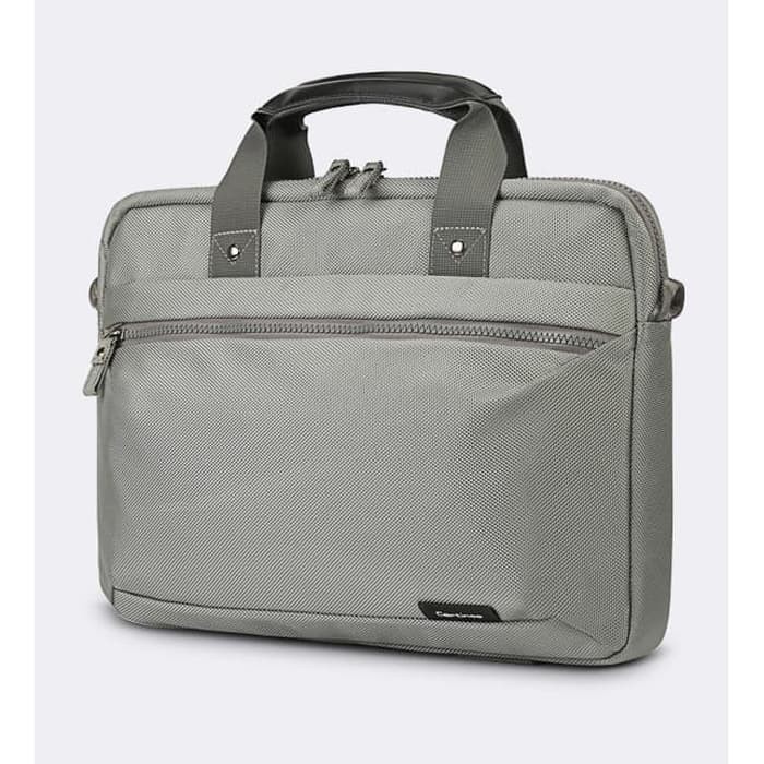 Tas Laptop Selempang Cartinoe Briefcase Grey Series 13 14 15 16 inch