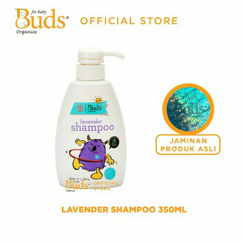 Buds Organics Lavender &amp; Orange Kids Shampoo 350ml