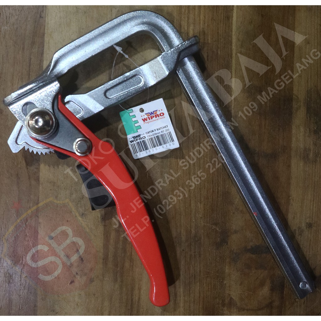 Wipro Catok F Steel Tipe Ratchet 100 X 200 mm