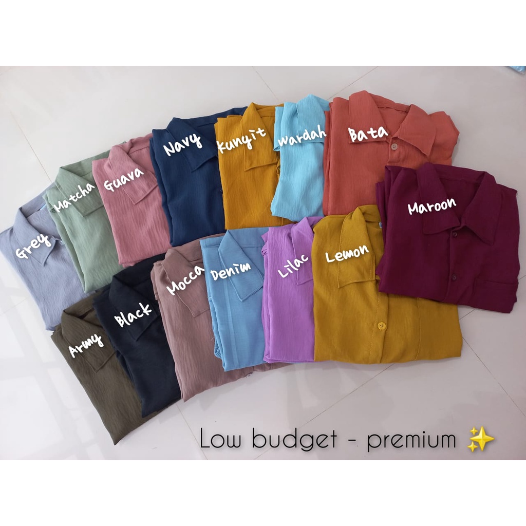 Setcel Crinkle murah / Setcel murah premium / setelan murah / setelan crinkle / setcel busuy-1