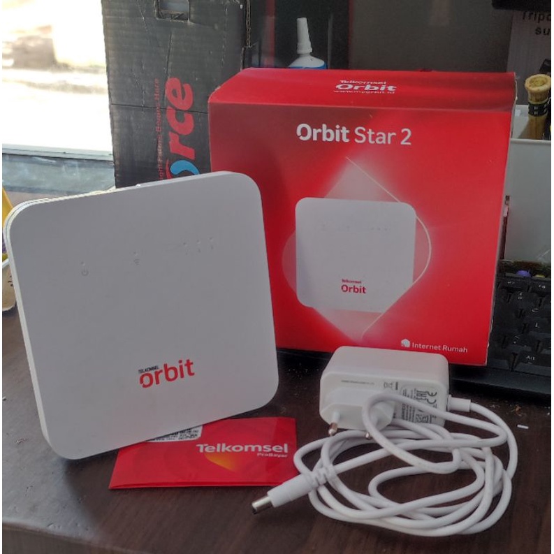 ORBIT STAR 2 + kartu orbit paket aktiv sisa 4 bln. 25gb/bln
