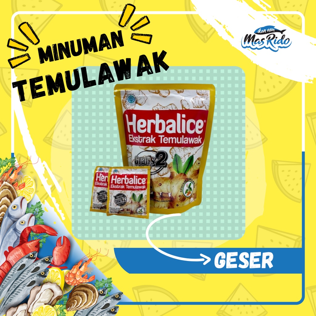 

Minuman Sari Ekstrak Temulawak Hebalice Nutrisari Minuman Instan