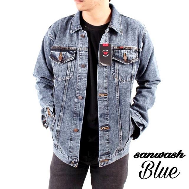 Jaket Jeans Sanwash Original-Blue sanwash