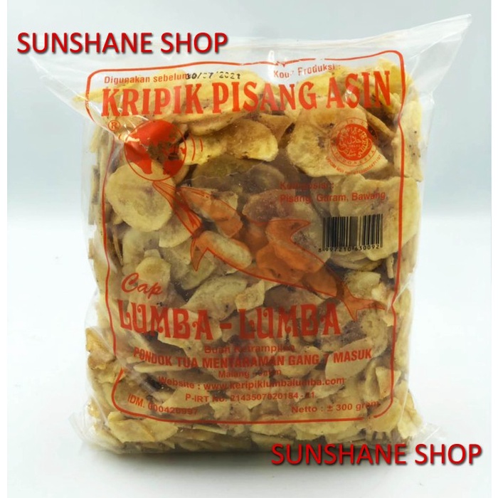 

504Oekho Keripik Kripik Pisang Kepok Lumba 300Gr 300 Gr - Asin 6J477iyfi