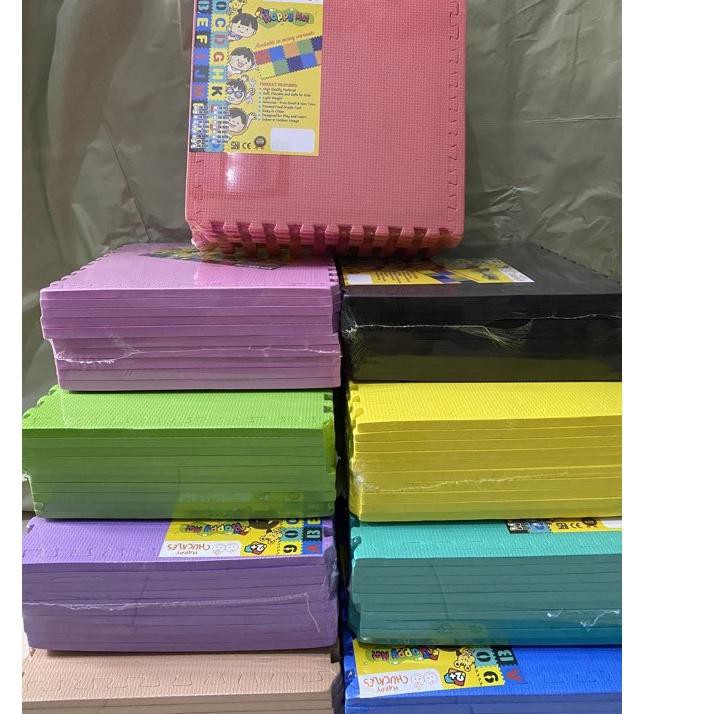 ⅎ Puzzle evamat polos - Tikar evamat - Alas Main Anak -Karpet Puzzle evamat anak motif polos- Evamat