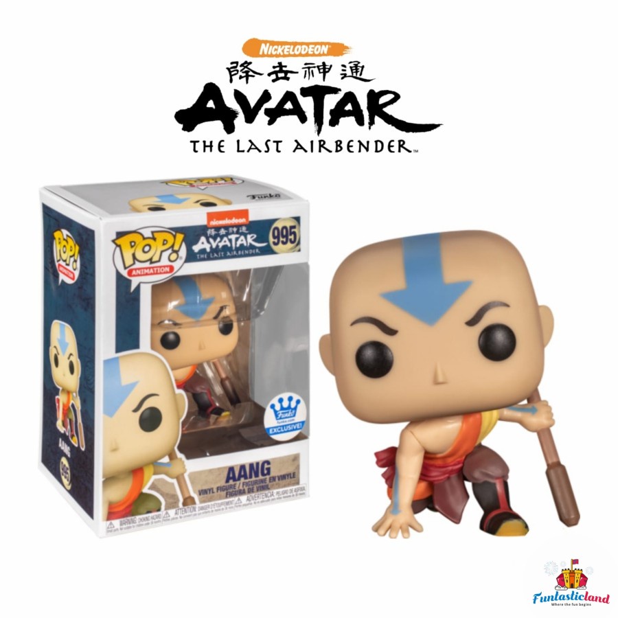 Original Funko POP Animation Avatar Aang The Last Air Bender - Aang Crouching (FUNKO SHOP) (EXCLUSIV