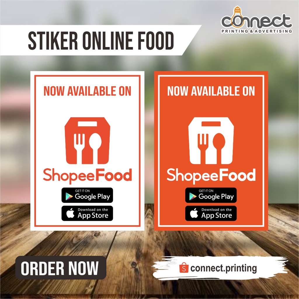 

stiker Online Food