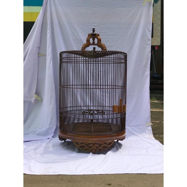 sangkar burung murai, sangkar murai no2, sangkar jati