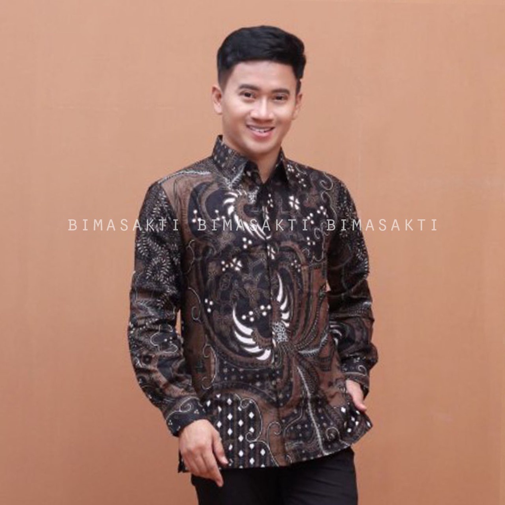 Batik couple kemeja tunik terbaru - baju batik sarimbit - baju mama papa - baju kondangan - baju kapel - baju suami istri - Sania Ruffle Batik Couple