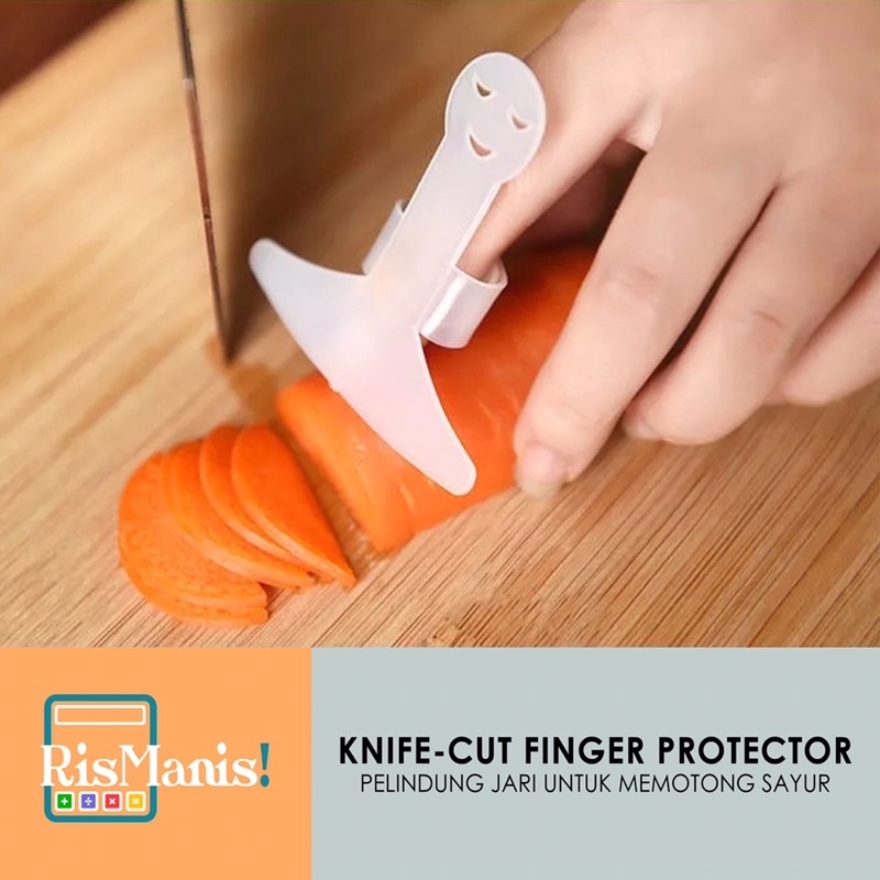 KNIFE-CUT FINGER PROTECTOR - Alat Pelindung Jari Pisau Potong Buah Daging Sayur Tangan Anti Teriris