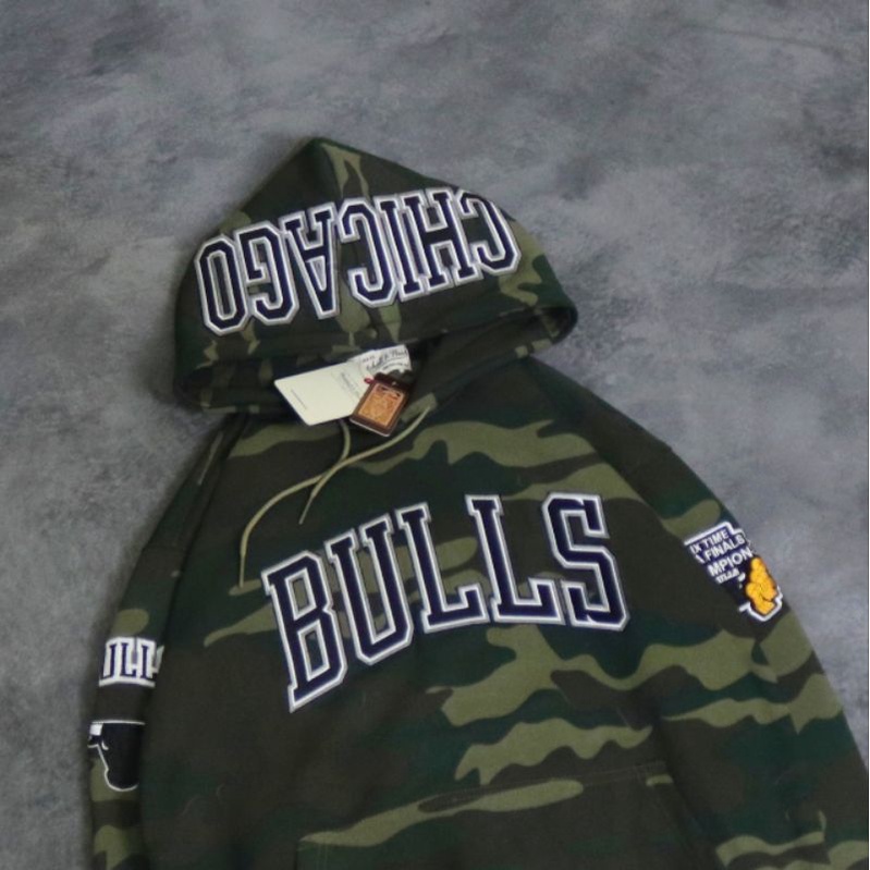 HOODIE JAKET SWEATER CHICAGO BULLS CAMO FULLTAG &amp; LABEL