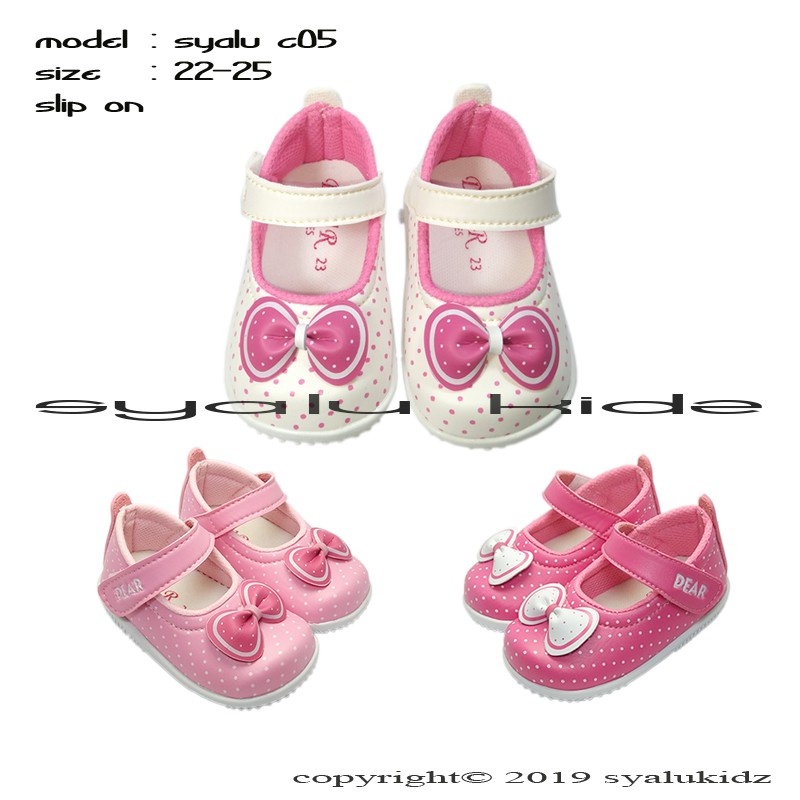 [COD] sepatu anak perempuan model pita lucu berkualitas C05