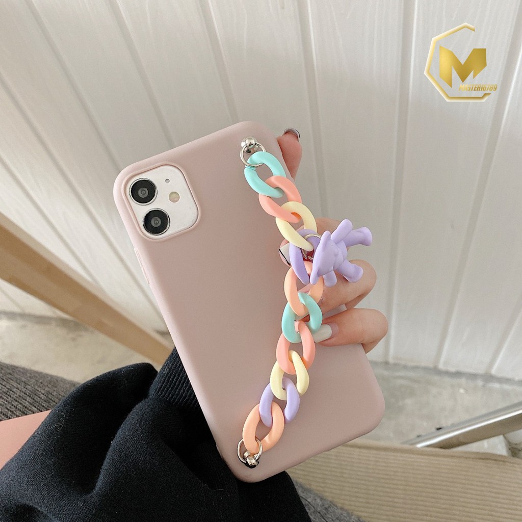 CASE SOFTCASE CANDY GELANG RANTAI IPHONE X XS XR XS MAX MA325