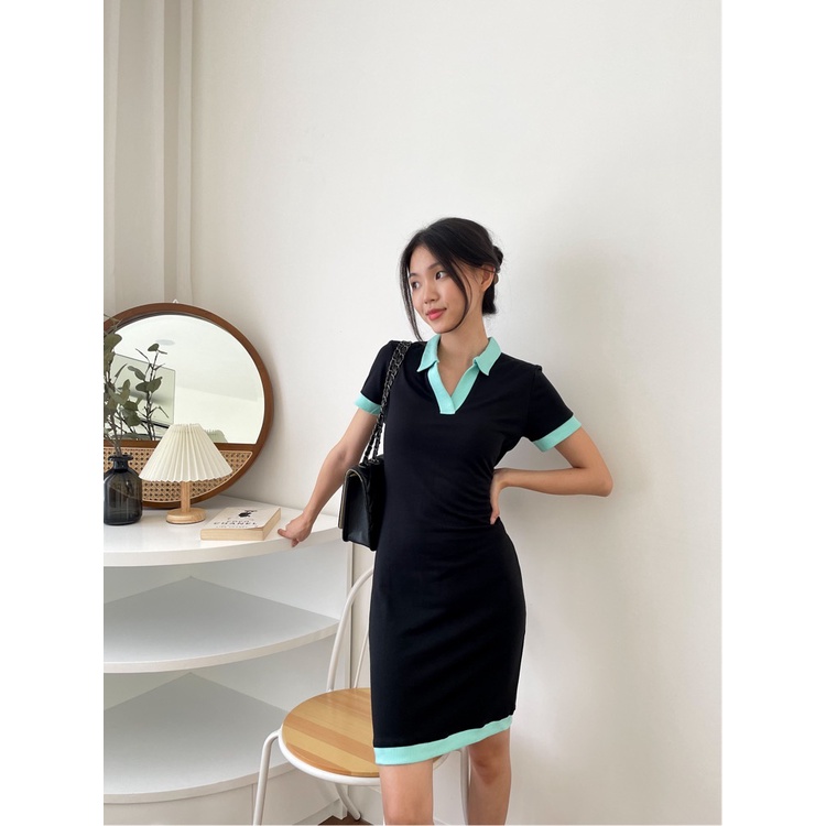 Kadaka D-0192 Polo Dress Wanita Stretch