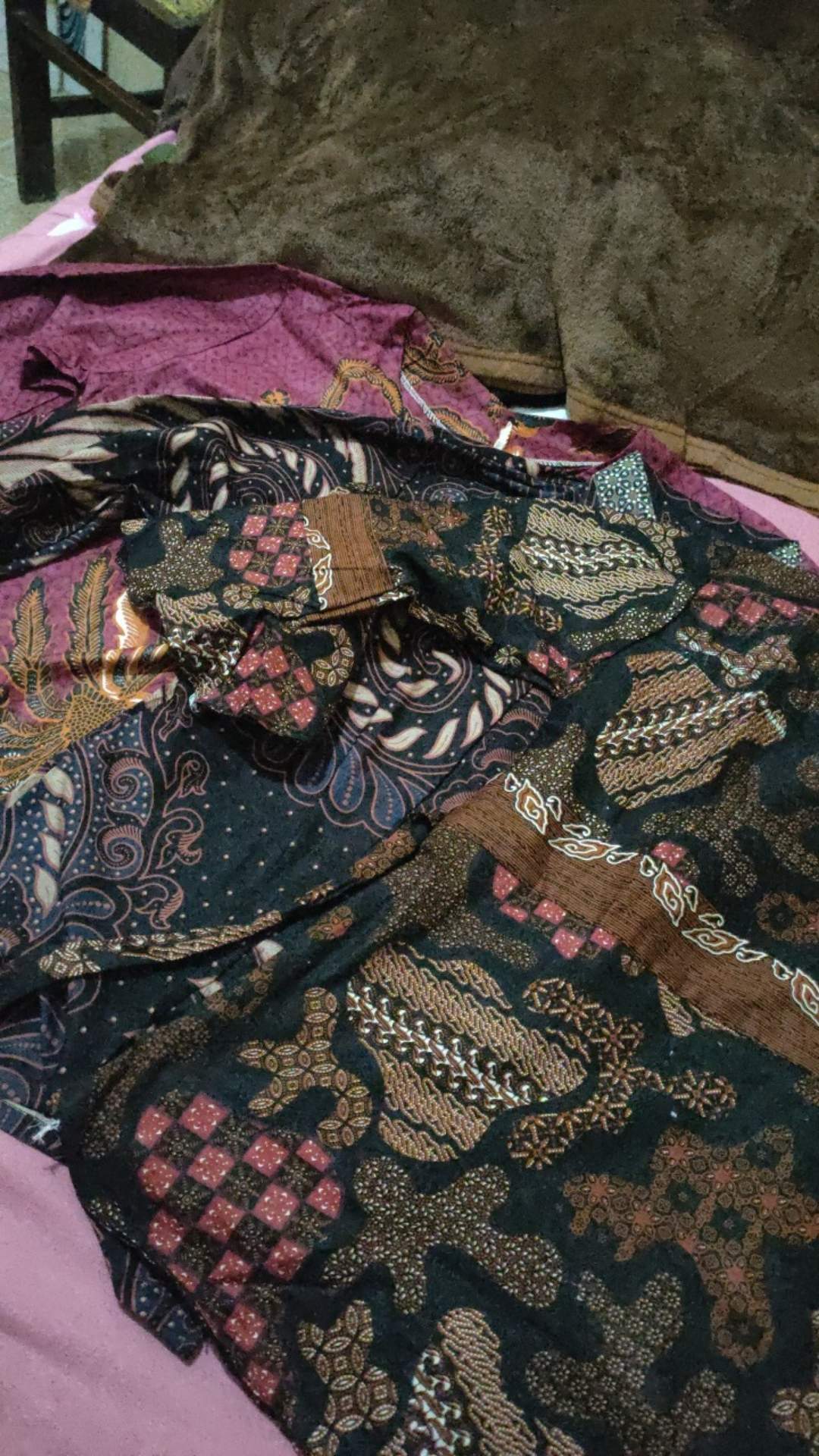 Batik Wanita Asj Sa Hrb026 Kenongo Kemeja Tosca Pendek