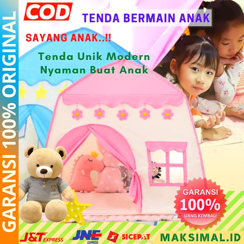 Tenda Anak Tenda Mainan Rumah Bermain Anak Murah Modern Karakter Kemah Kemah Anak Tenda Asli Awet