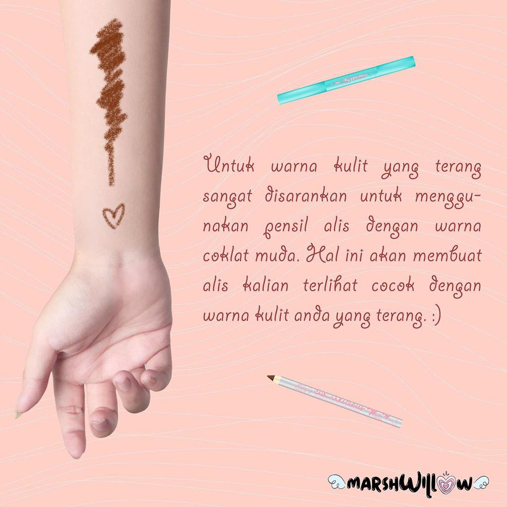 MarshWillow Brownlicious Eyebrow Pencil Matic Eyebrow Pensil Alis by Natasha Wilona BPOM (VC)