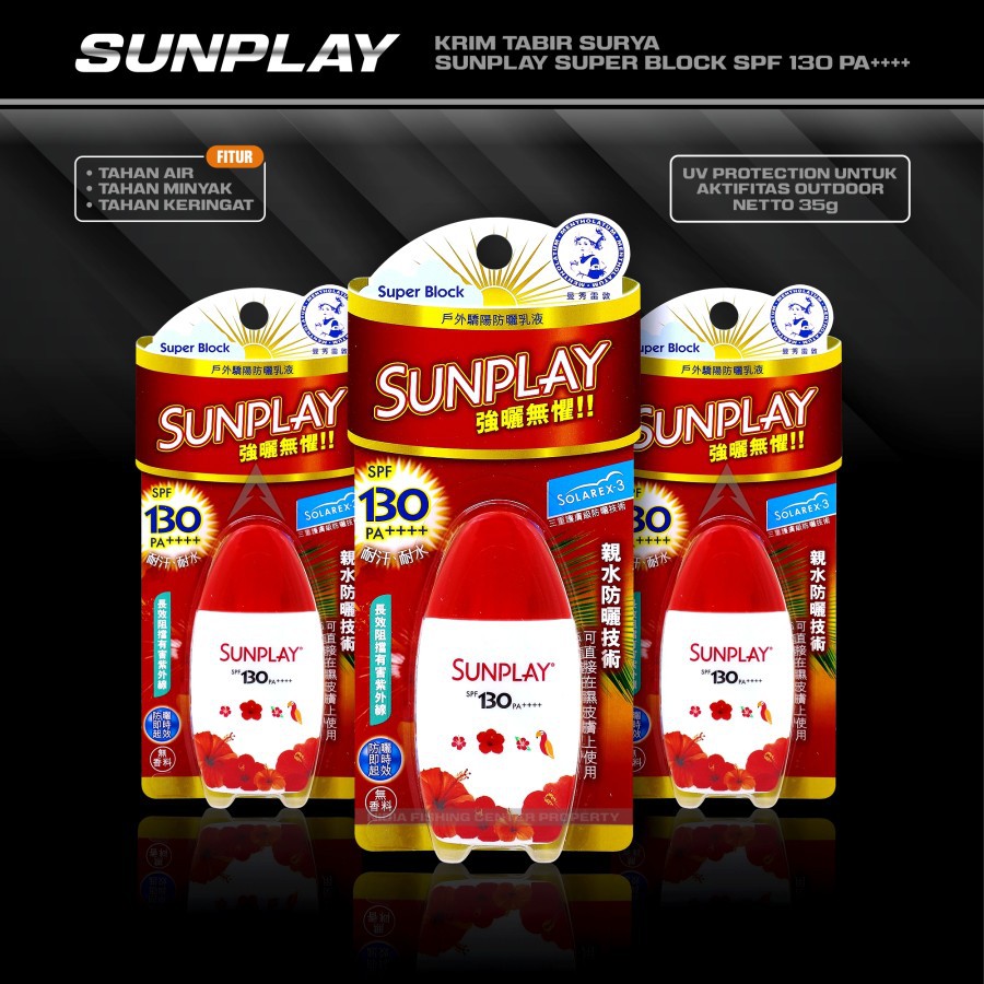 SUNBLOK - Krim Tabir Surya Sunplay Super Block SPF 130 PA++++