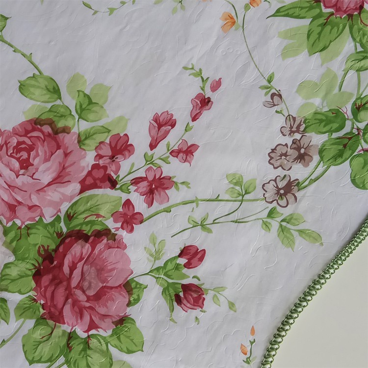 TAPLAK MEJA MOTIF BUNGA ANTI AIR ANTI MINYAK [SWEETSPACE]