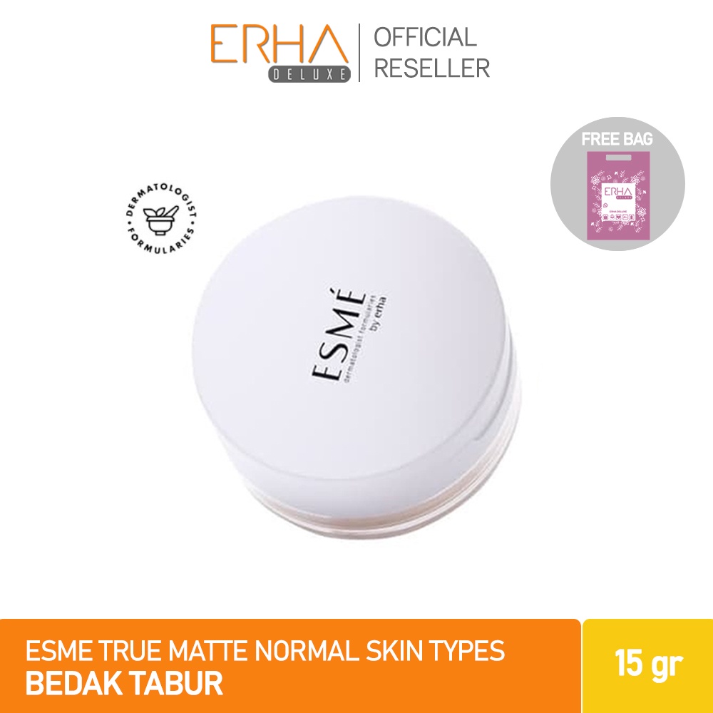 ESME Bedak Wajah Tabur ERHA True Matte - Semua Jenis Kulit