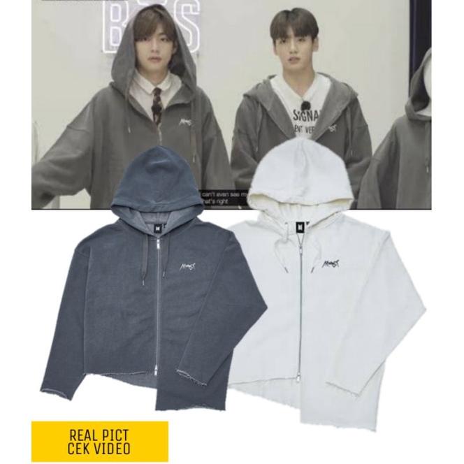 Zip Up Hoodie Jungkook Armyst Un Official Ready 3Xl Crop ( Tanpa Pre Order)
