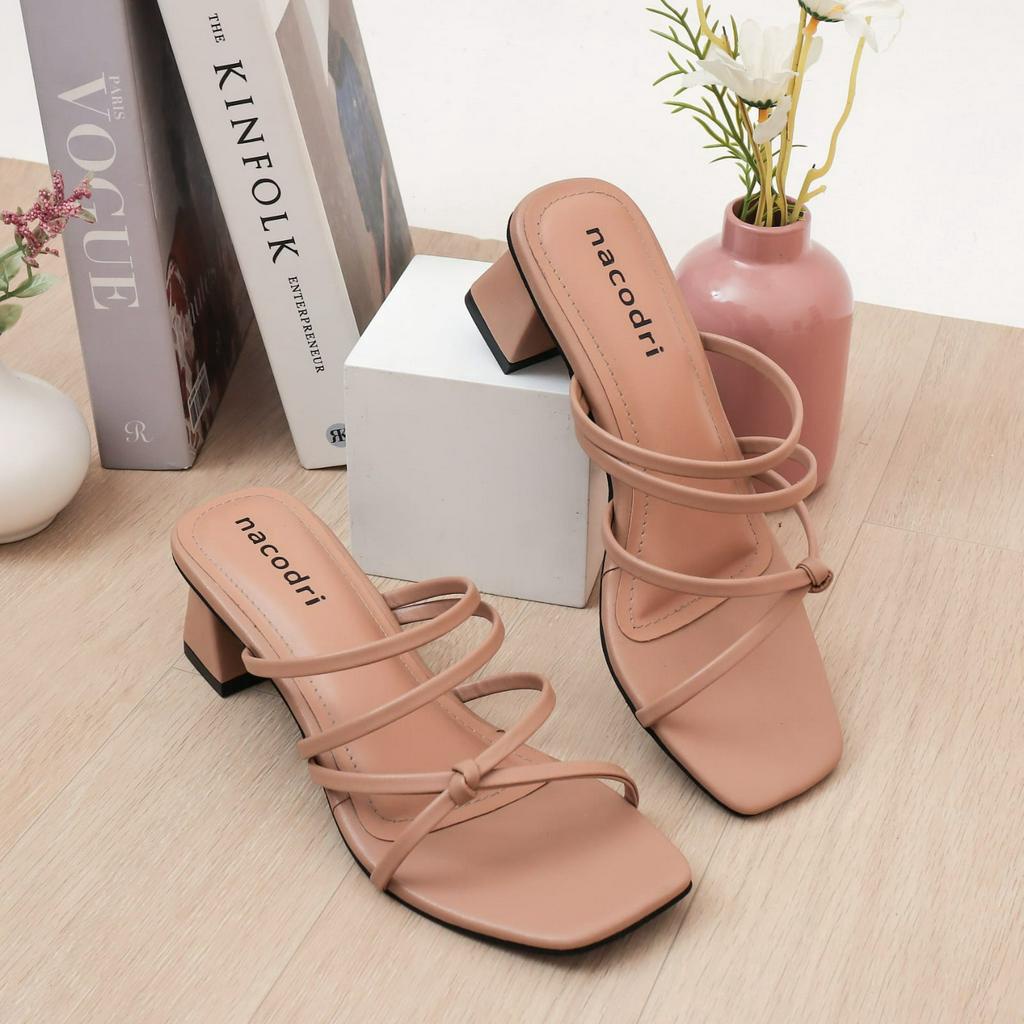 nacodri  MENY sandal tali wanita heels 5cm