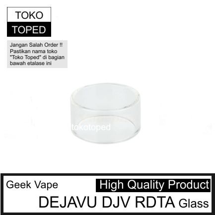 Dejavu DJV RDTA Replacement Glass | 24 kaca pengganti 2ml