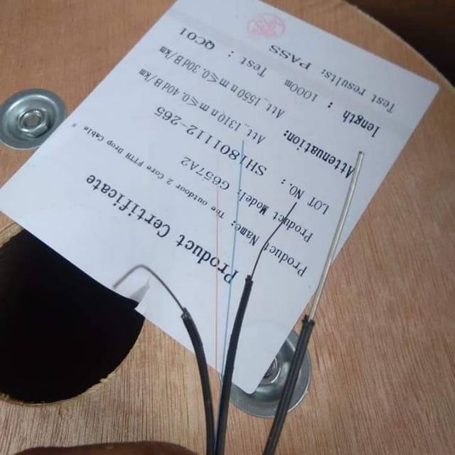 Kabel dropcore 2core merk yofc