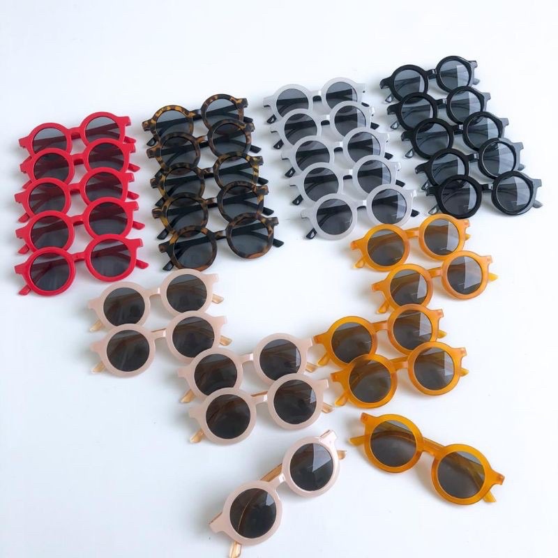 Kacamata Anak Sunglasses Bayi Balita Baby Kids Cute Anti UV Ootd Fashion Anak Cowok Cewek Laki Laki