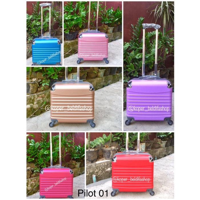 {kiranastore} KOPER IMPORT ALIBABA TAS TRAVEL BAG UMROH KABIN PILOT UK 18 INCH Berkualitas
