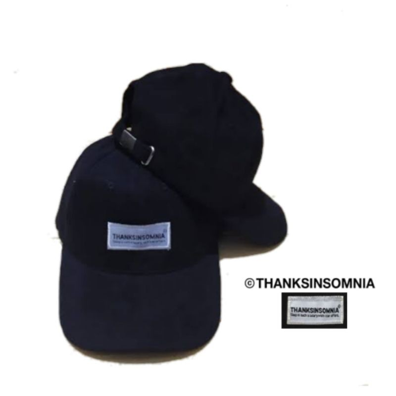 Topi distro Thanksinsomnia . Topi baseball caps . Topi pria
