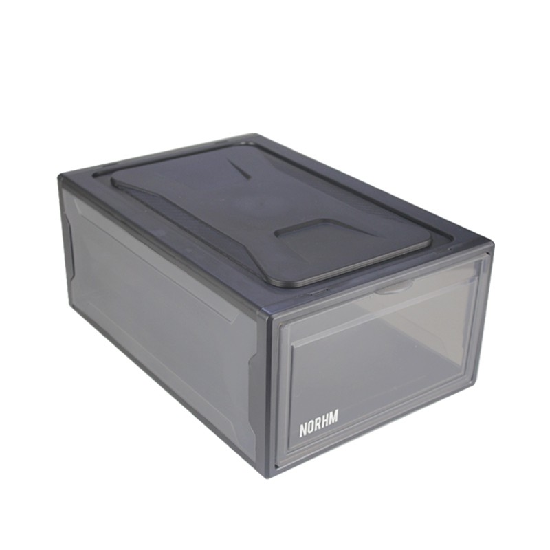 NORHM MODULAR LABORATORY Shoe Container - Rivers 37x26x16 - BLACK